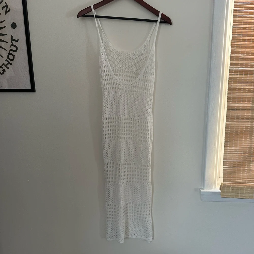 Shein beach cover up maxi Crochet Dress - Picture 2 of 3